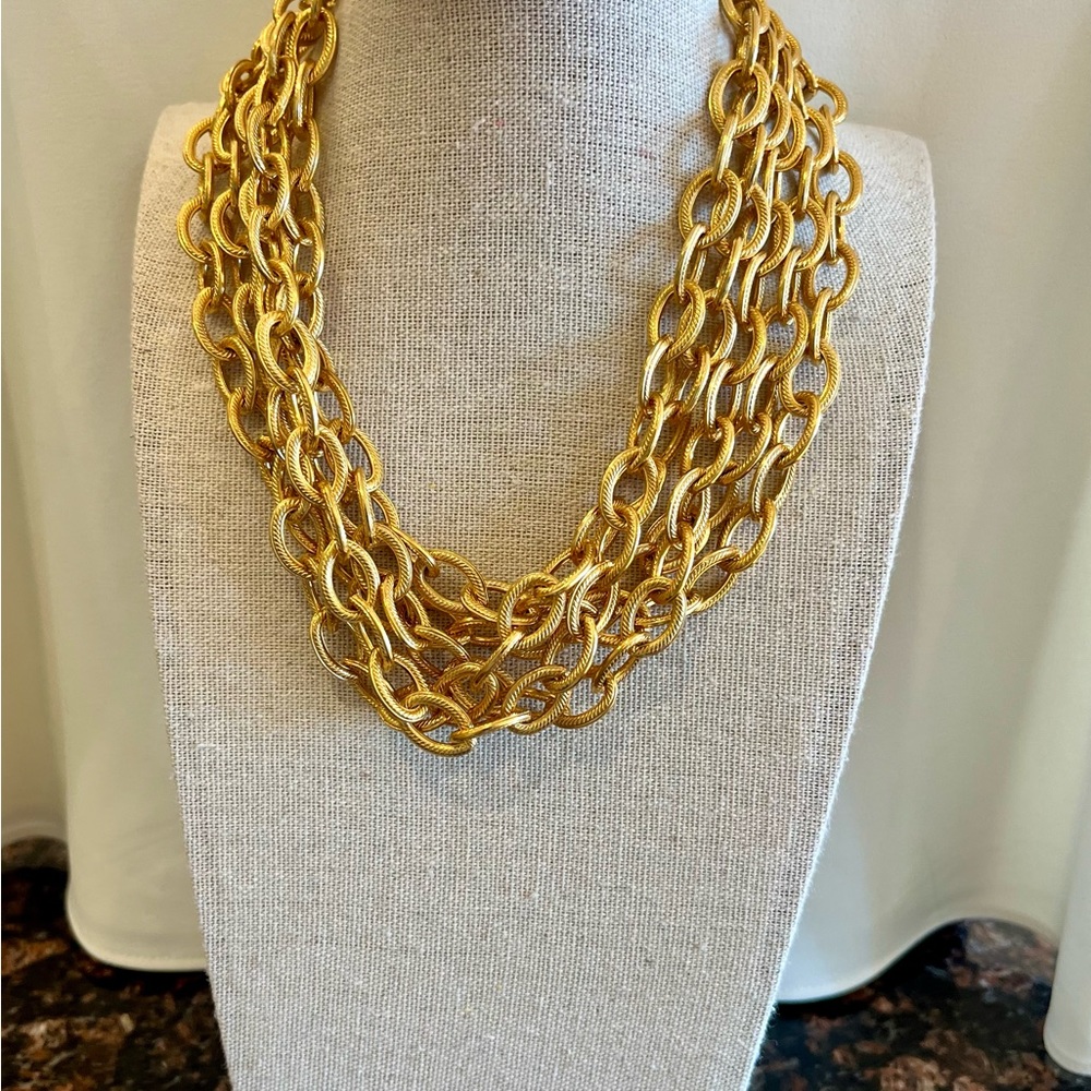 Anne Klein Triple Strand Choker - Picture 6 of 16